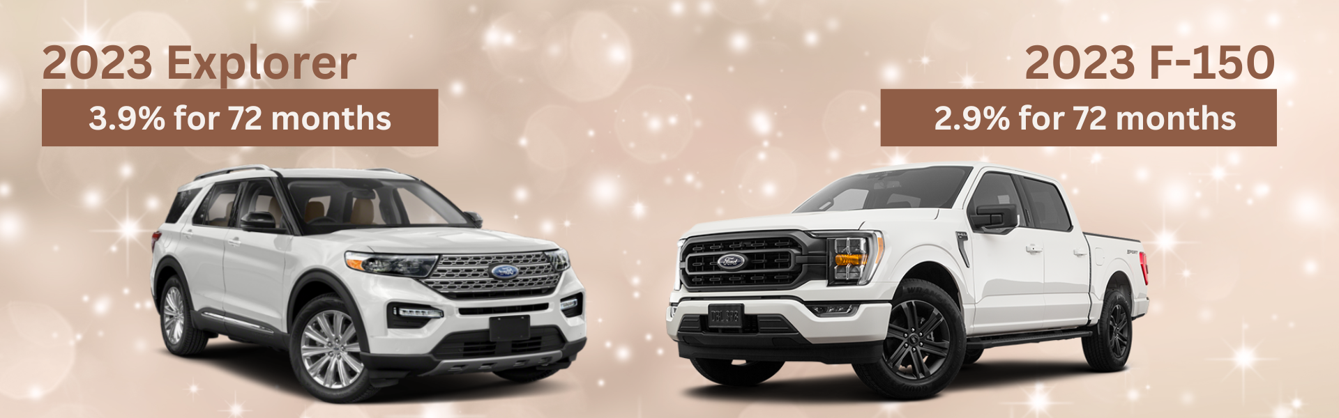 Ford Explorer and F-150 2.9% special